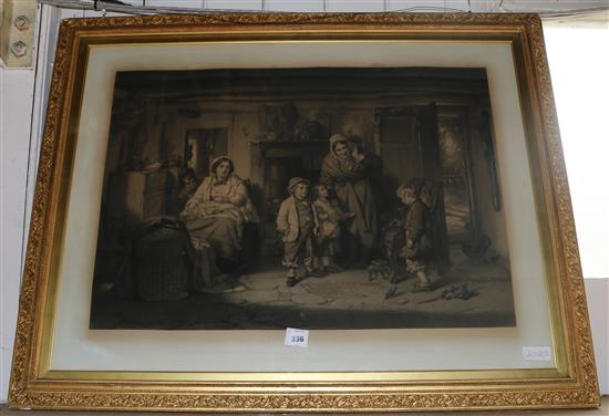 Engraving - The Mitherless Bairn